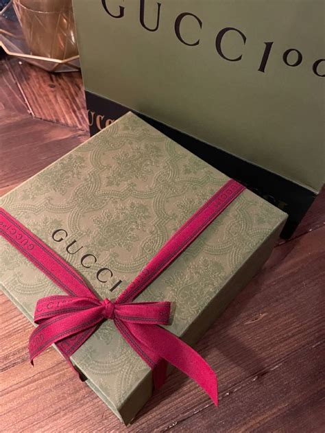 black gucci packaging|gucci gift wrapping paper.